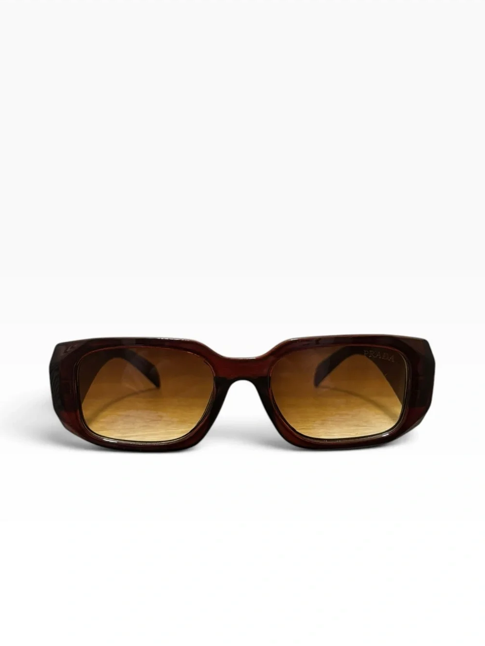 Prada Symbole Tortoise Rectangular Sunglasses SPR17WS